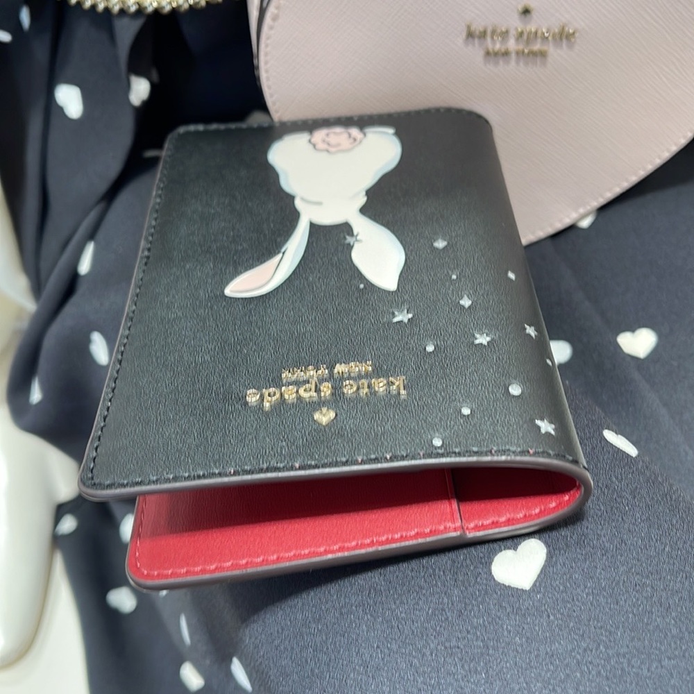 Kate Spade Bunbun Bunny Passport Holder 
COLOR: Black Multi 
NWT - Picture 9 of 16